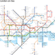 Illustration for article titled A subway map of an underwater London, 90 years from now